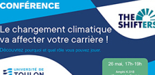 Conférence "Le changement climatique va affecter votre carrière ! Découvrez pourquoi, et quel rôle vous pouvez jouer"